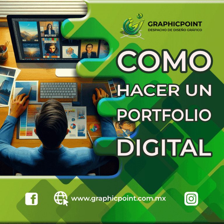 Construir un portafolio digital de diseño gráfico profesional.